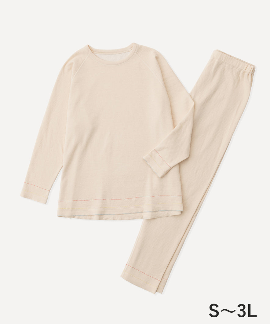 【受注生産】ドルマンパジャマ（やわらかエアニット）