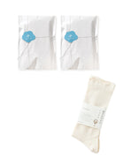 オーガニックコットン 「 薄手おやすみソックス プチギフト用3点セット 」｜PRISTINE
