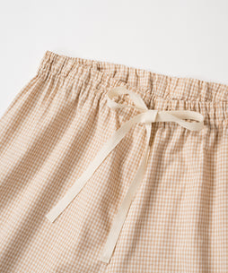 【着衣初め】ギンガムチェックパジャマセット