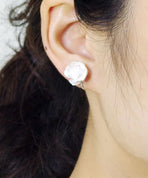 【 Fillyjonk 】シルバームーン｜イヤリング 7分咲き