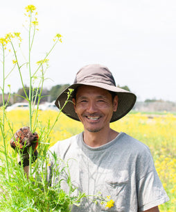 上野升久さん
「九州の自然栽培野菜を牽引する存在」