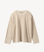 オーガニックコットン 「 ボーダー長袖Ｔシャツ 」｜PRISTINE