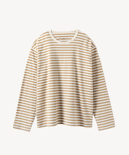 オーガニックコットン 「 ボーダー長袖Ｔシャツ 」｜PRISTINE