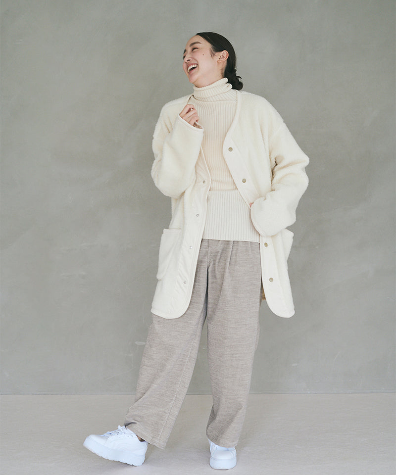 # モデル身長163cm(Mサイズ着用)