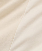 前身頃：ベロア生地　後身頃：スムース生地