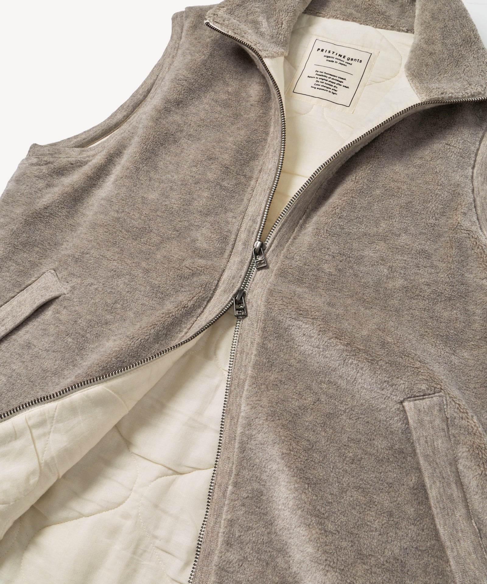 ヤクフェイクファーベスト / オーガニックコットン – PRISTINE