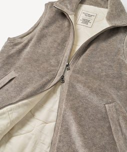 裏地はキルティングではなく、綾織の生地になります