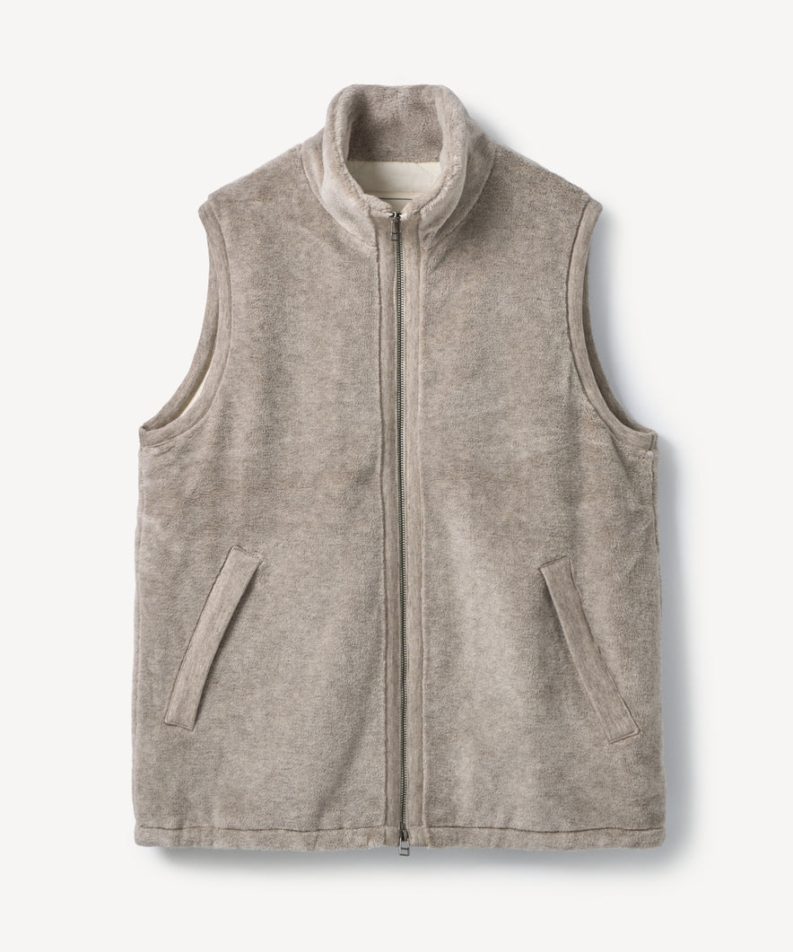 ヤクフェイクファーベスト