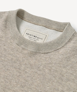 ヤク裏毛クルーネックプルオーバー