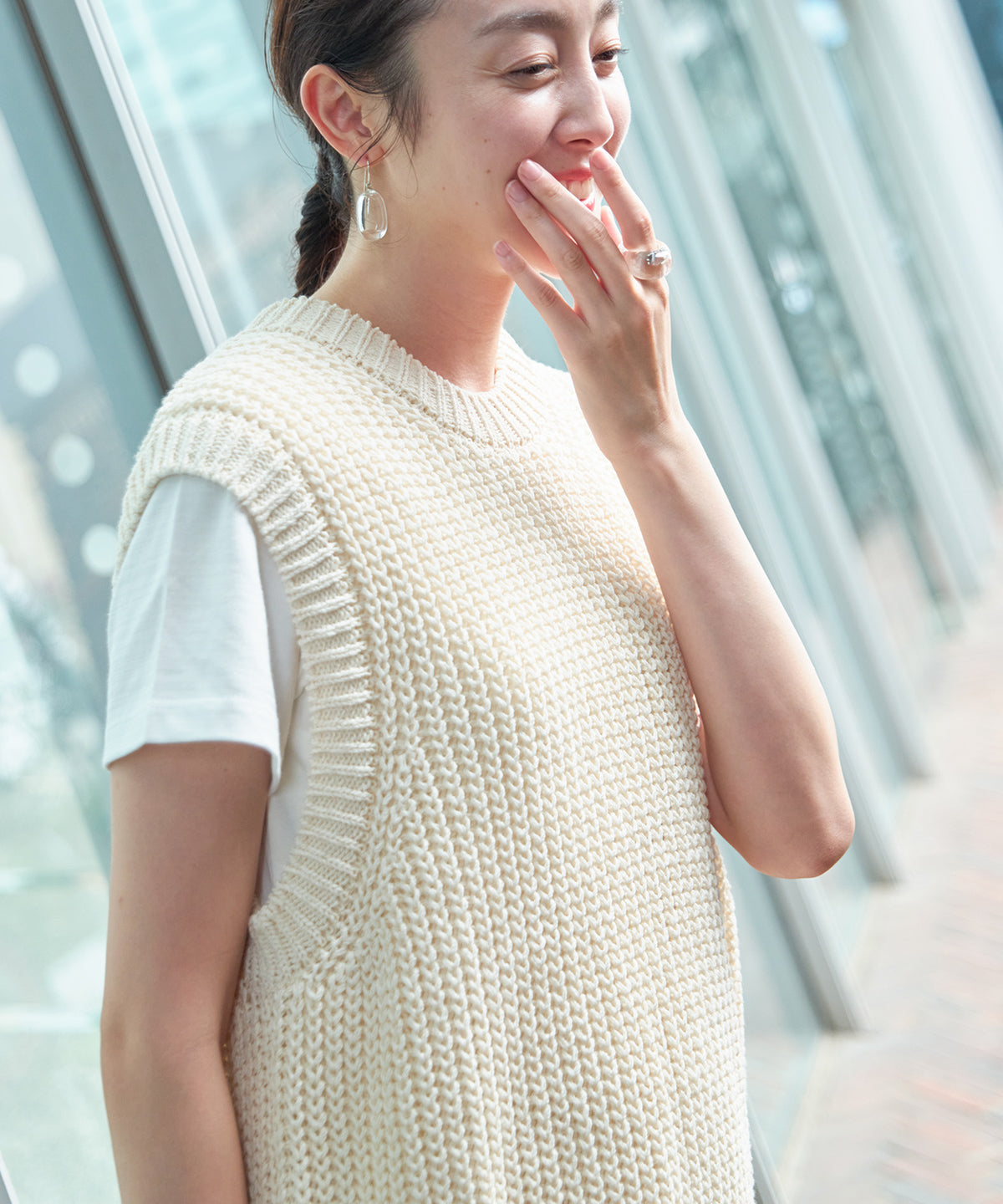 モデル身長163cm ナチュラル着用