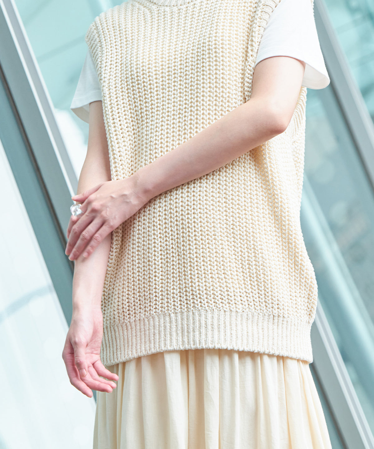 モデル身長163cm ナチュラル着用