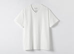吊り天竺 VネックTシャツ