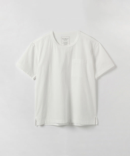 ポプリン切替クルーＴシャツ
