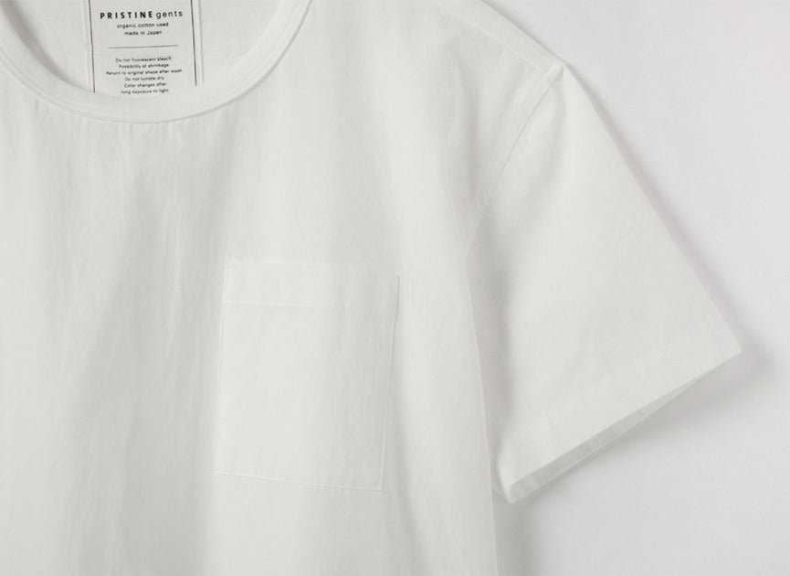 ポプリン切替クルーＴシャツ