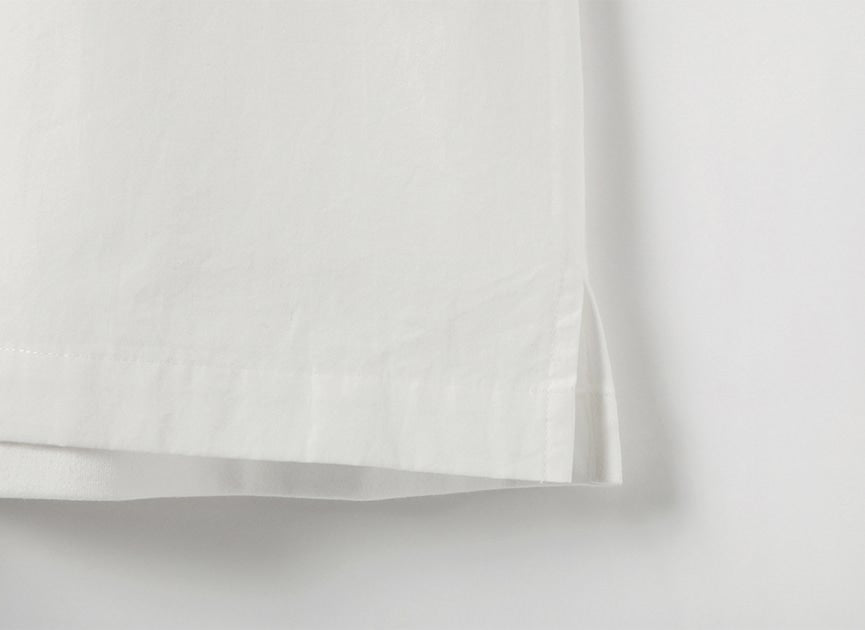ポプリン切替クルーＴシャツ