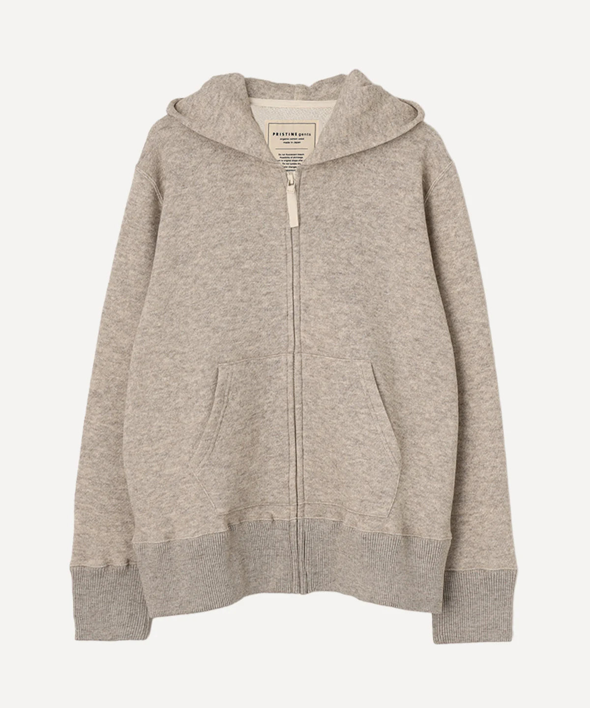 MENS　ヤク裏毛ZIPアップパーカー