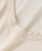 シルクコットン リバーシブル Uネックプルオーバー