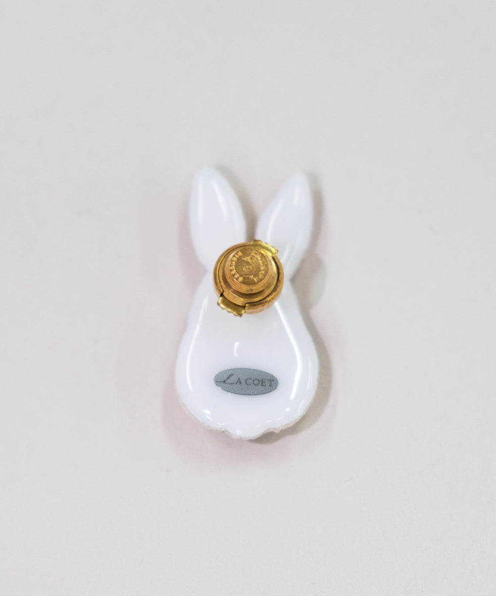 受注生産】【LA COET】うさぎ ピンブローチ（ナチュラル） – PRISTINE