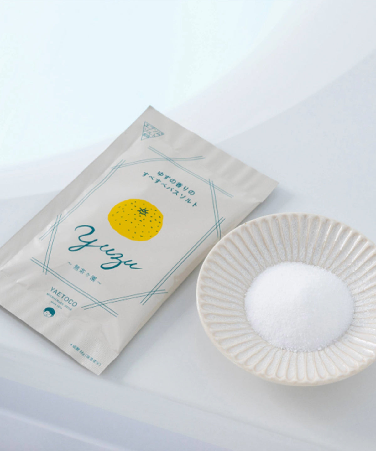 ゆずの香りのすべすべバスソルト 40g