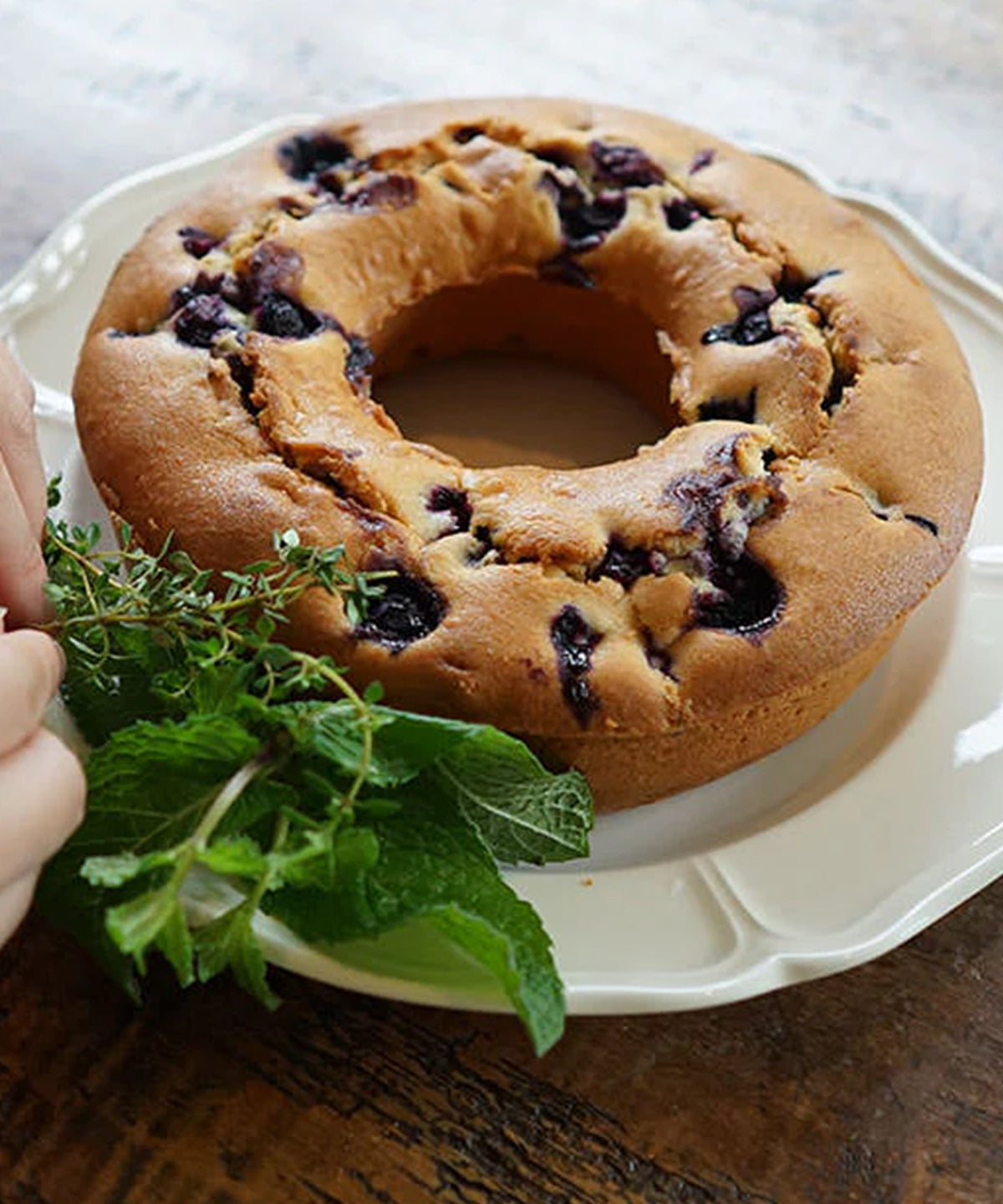 ブルーベリーケーキ＆ハーブセット【5月8日（金）発送】