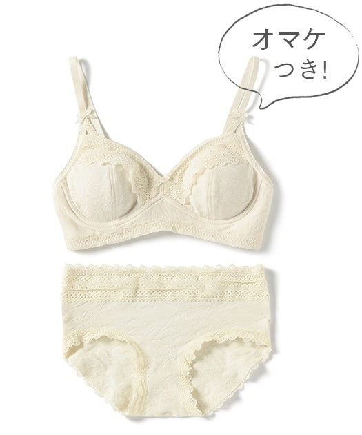 レーシー ブラ&ローライズショーツセット【初回購入限定】