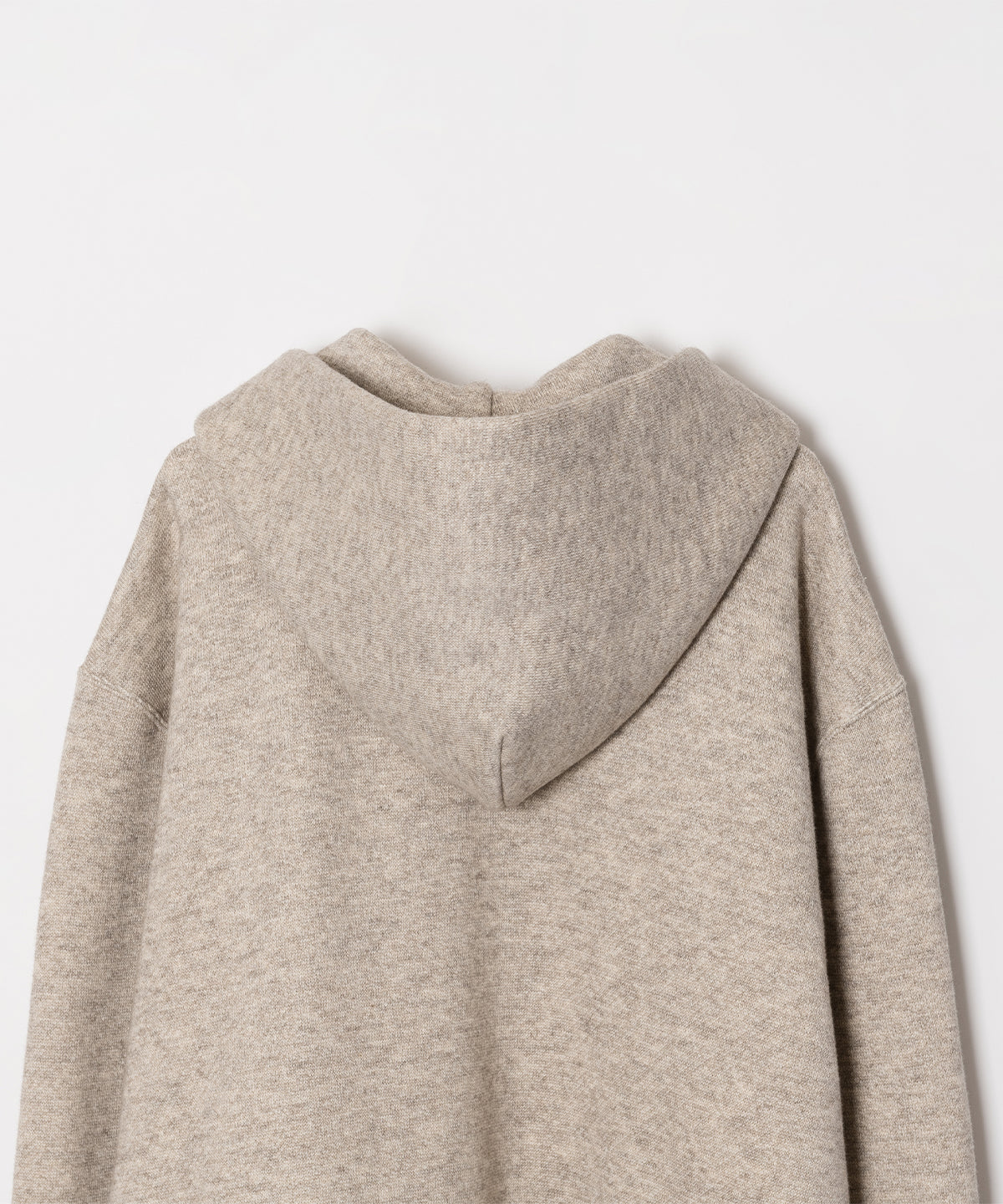 PRISTINE オーガニックコットン ジップアップジャケット グレー STRETCH NYLON LINEN ｜ ジップアップジャケット