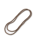 カンボジアシルク3wayネックレス【made in Cambodia】（ライトブラウン）