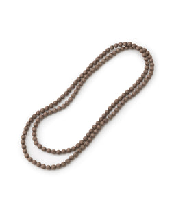 カンボジアシルク3wayネックレス【made in Cambodia】（ライトブラウン）