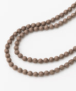 カンボジアシルク3wayネックレス【made in Cambodia】（ライトブラウン）