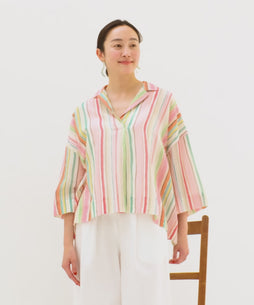 Sun Stripe スキッパーシャツ