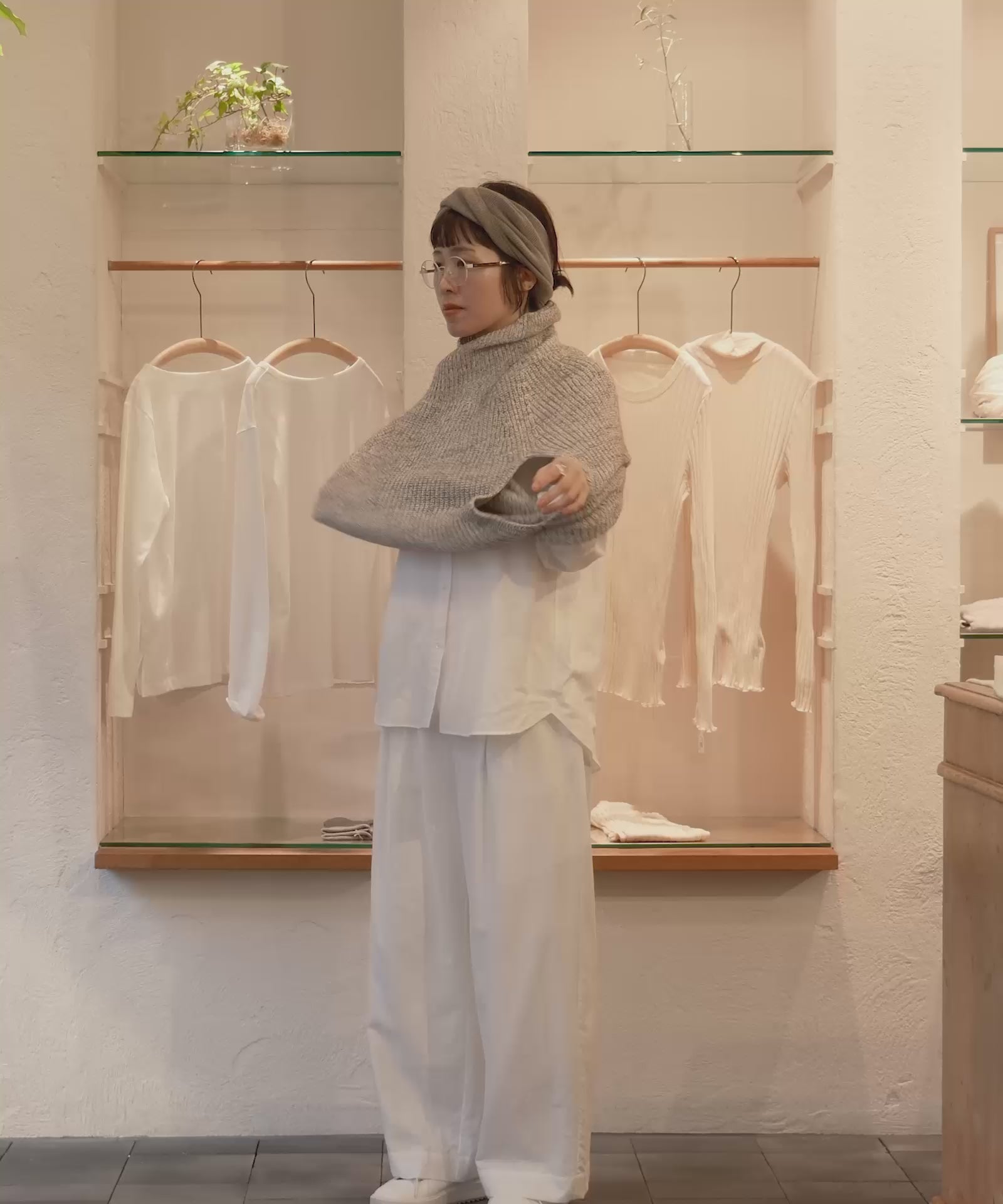 もちむぎニットベスト / オーガニックコットン – PRISTINE