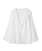 オーガニックコットン「和紙ボイルフードローブジャケット」｜PRISTINE